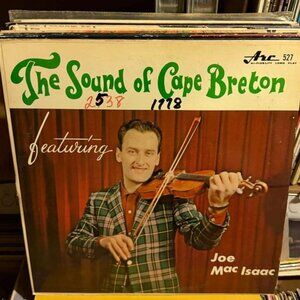 Joe MacIsaac – The Sound Of Cape Breton Vintage 33rpm VG+ AB79